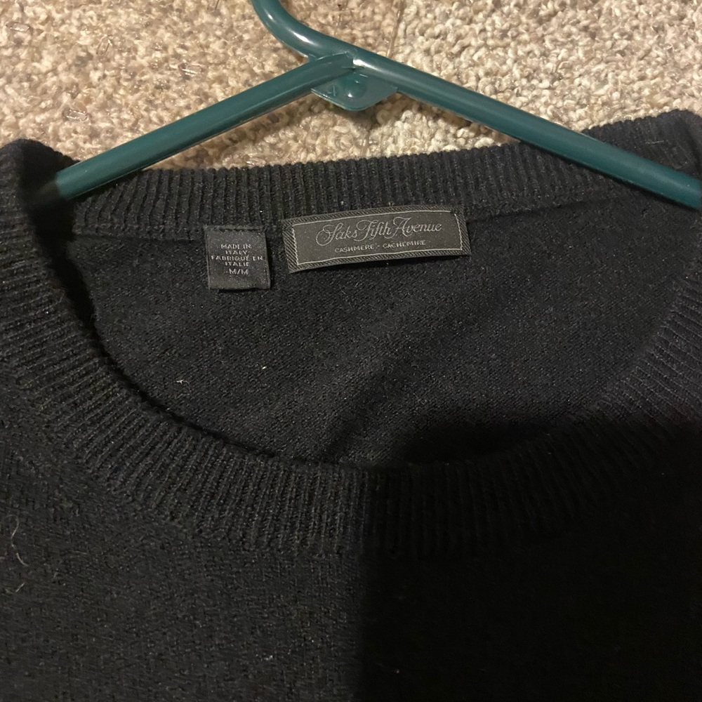 Kashmir Saks Fifth avenue sweater men